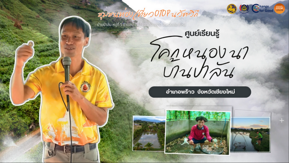 แหล่งท่องเที่ยวชุมชนท่องเที่ยวOTOPนวัติวิถี บ้านป่าลัน