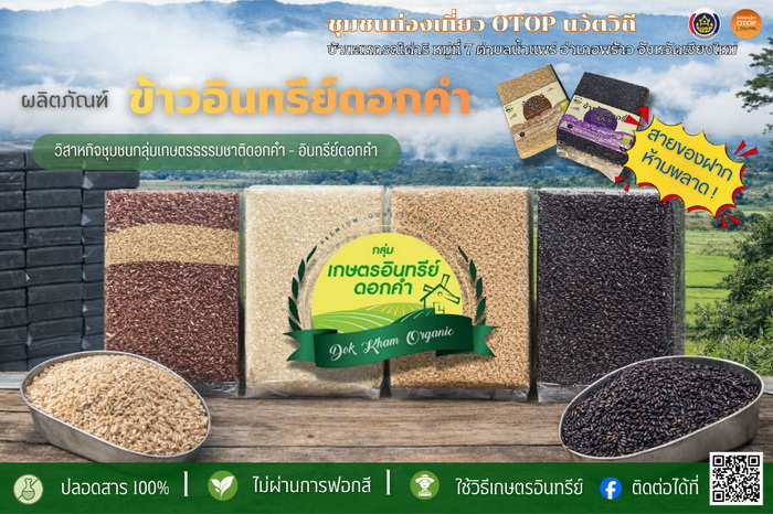 ผลิตภัณฑ์ของฝาก ชุมชนท่องเที่ยวOTOPนวัตวิถี บ้านสหกรณ์ดำริ